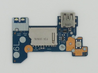 Плата USB/SD для ноутбука HP 14-cm, 6050A2983901-CARDREADER-A02, б.у. 